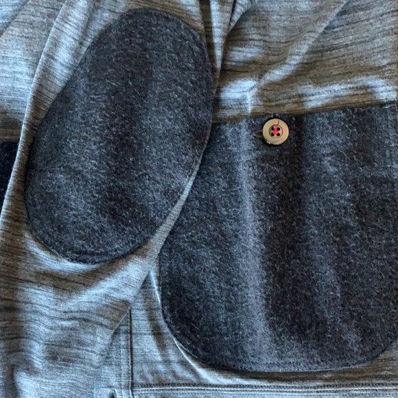 Junya watanabe contrast stitch button, pockets & elbow patch, floral insert - Picture 12 of 13